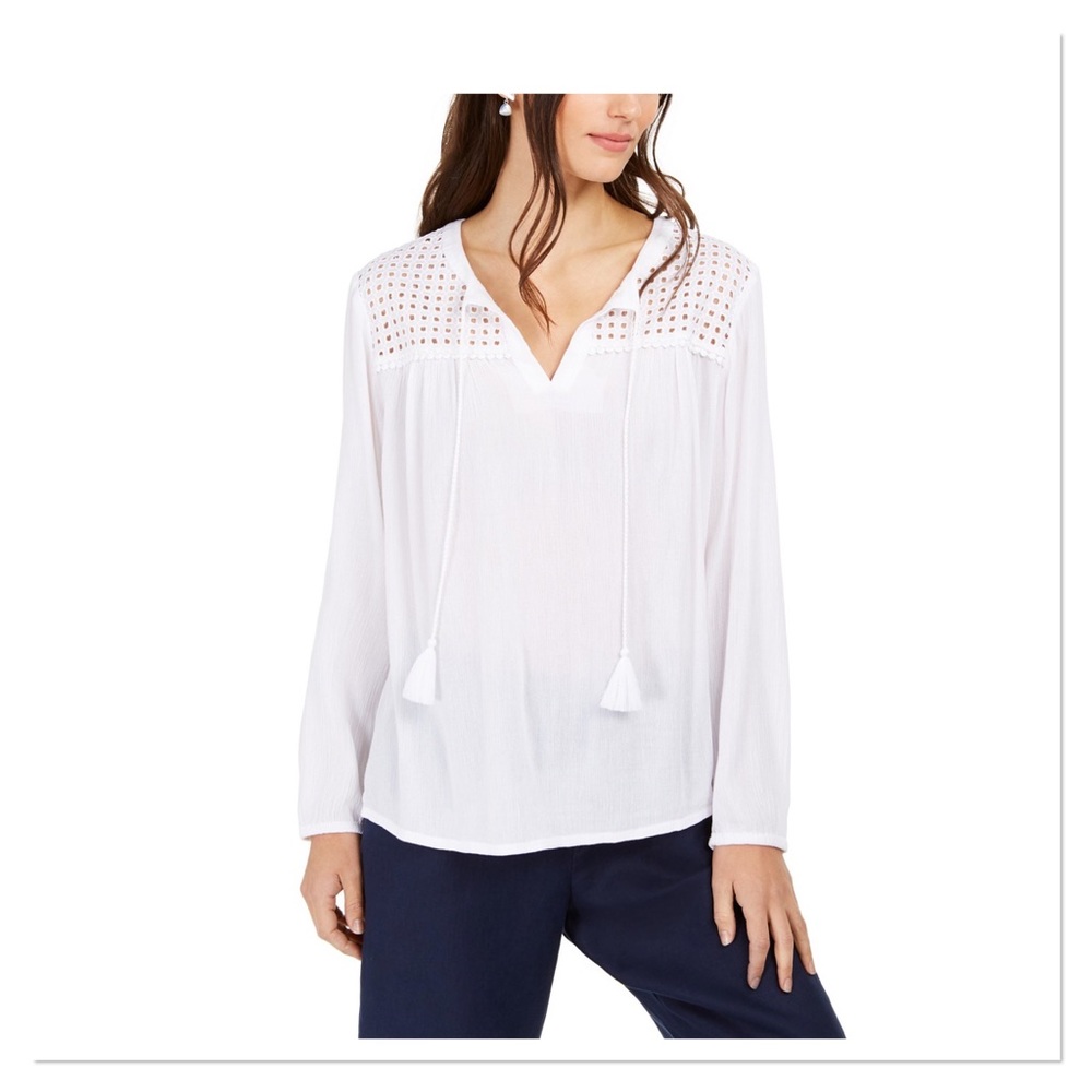 Charter Club Peasant Top